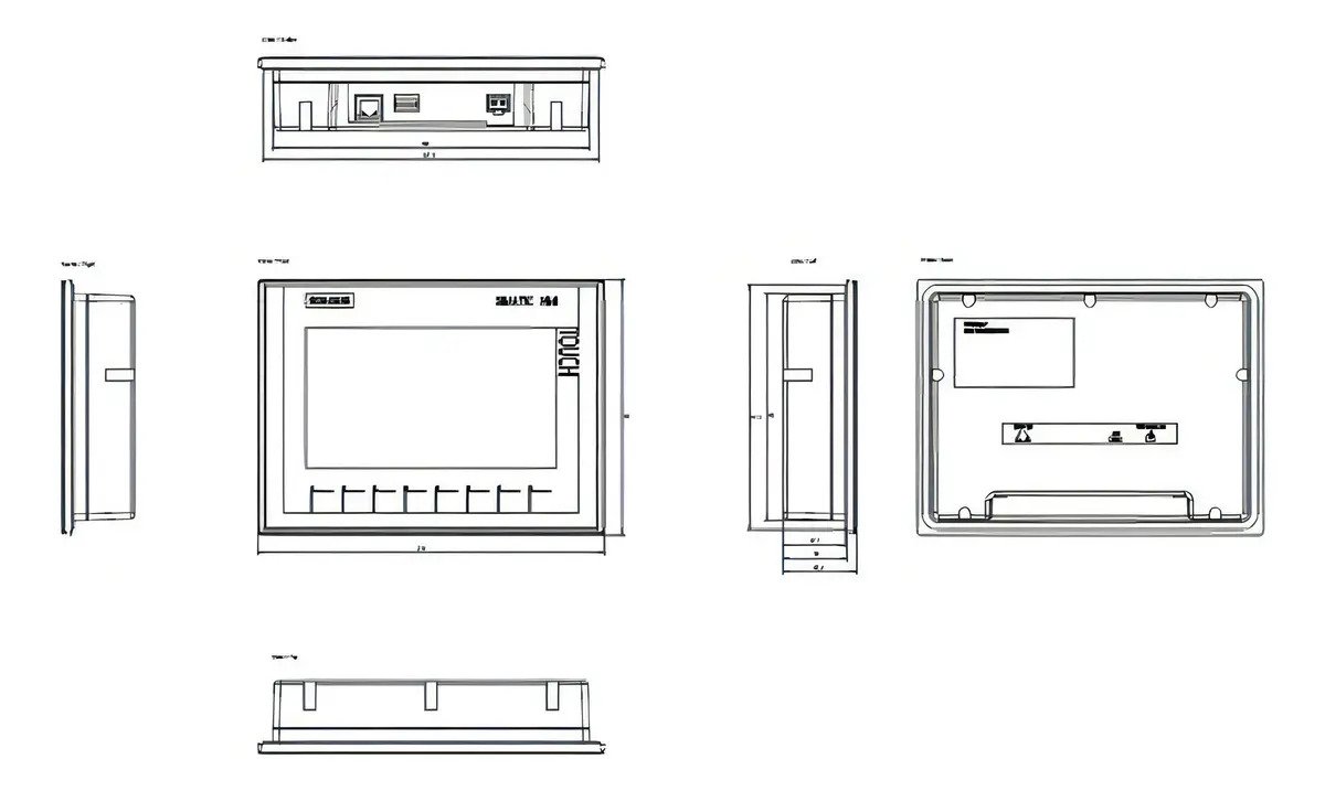 Panel Basic Ktp700 Touch Color 7 Pn 65k Profinet Siemens - Image 2