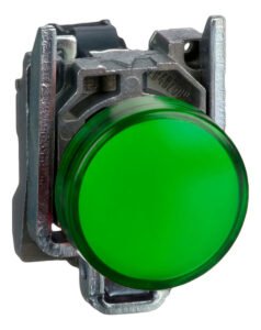 Ojo De Buey Xb4 Metálico 22mm 24v Verde Schneider