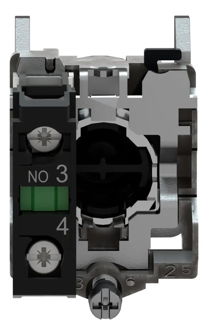 Xb4ba61 Push Button, Harmony Xb4, Metal, Flush, Blue, 22mm Azul - Image 5