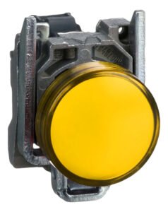 Ojo De Buey Xb4 Metálico 22mm 24v Amarillo Schneider