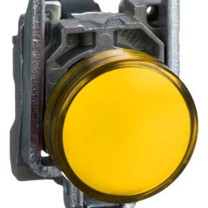 Ojo De Buey Xb4 Metálico 22mm 24v Amarillo Schneider