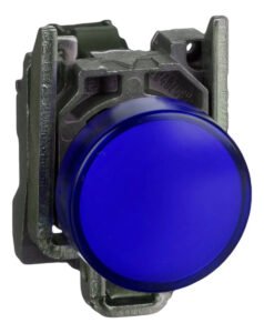 Ojo De Buey Schneider Xb4 Metalico 24v Azul Xb4bvb6