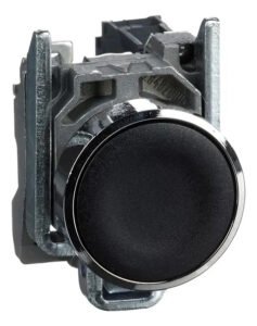 Pulsador Rasante 1na - Negro - Línea Xb4 Negro